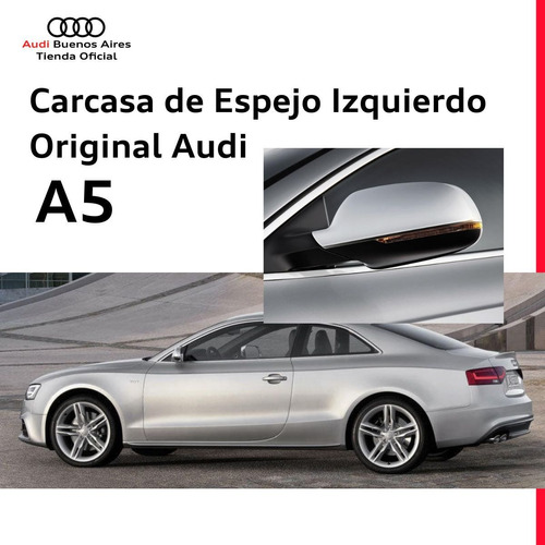 Cacha Carcasa De Espejo Izquierdo Audi 8t0-857-527-d-gru Foto 6
