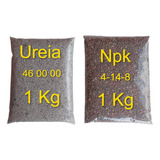 Kit Adubo Fertilizante Npk 04 14 08 + Ureia 1 Kg Cada