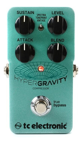 Pedal Tc Electronic Hypergravity Compressor + Cable Interped