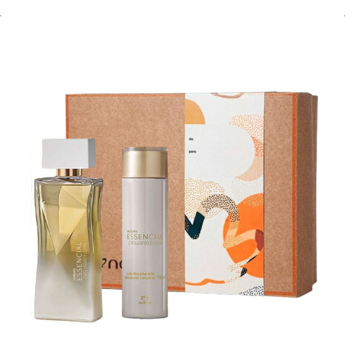 Kit Especial Para A Mãe Perfume Natura Essencial Floral Feminino Deo Parfum 100ml + Leite Desodorante Hidratante, Presnte Surpresa 