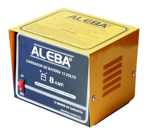 Cargador De Bateria Aleba Car-002 12v 8amp Auto Moto