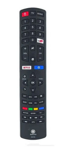 Control Remoto Spectra Rc311s Smart Tv Original 