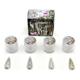 Colección De Acrílicos Rococo Plata 4pz Fantasy Nails