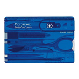 Swisscard Classic Color Azul Transparente Victorinox
