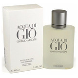 Perfume Acqua De Gio Giorgio Armani Caballero Volumen De La Unidad 100 Ml