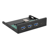 Painel Frontal Do Pc 3 Portas Usb3.0+1 Porta Usb3.1 Tipo C