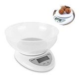 Balanza Digital Pesa Cocina + Bowl Medidor Repostería  5kg