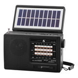 Rádio Ktf-1488 Carregamento Solar Bluetooth Usb Rádio Fm