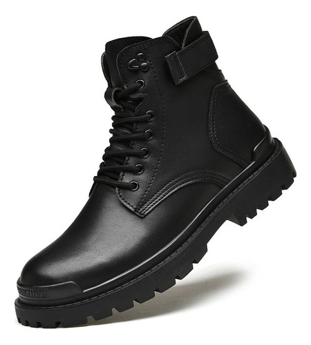 Hombres Mujeres Zapatos Casual Cuero Martin Botas De Tobillo