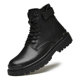 Hombres Mujeres Zapatos Casual Cuero Martin Botas De Tobillo