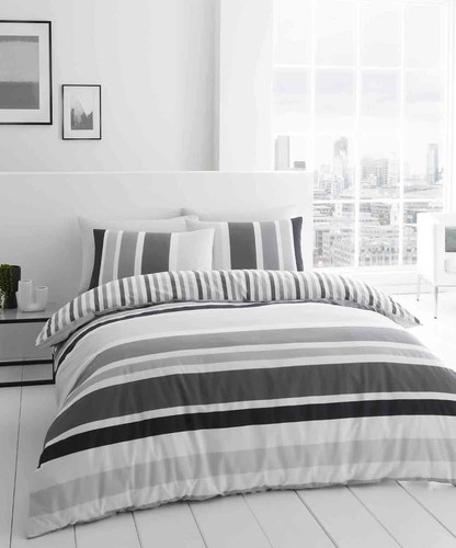 Funda Para Plumón O Duvet, Diseño Brighton Stripe G 2 Plazas