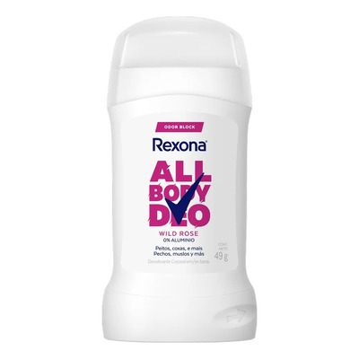 Desodorante barra Rexona Wild Rose rosas | MercadoLibre