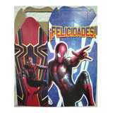Spiderman Araña Face Paq 50 Dulceros Cajitas Bolo Feliz 