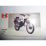 Figurita Figu Moto Kawasaki Cc 250 Klr Album Fichu