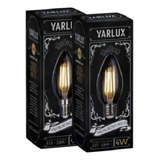 Lámpara Foco Led Velita Retro Deco 4w E27 Yarlux 2700k Color De La Luz Luz Cálida 2700k