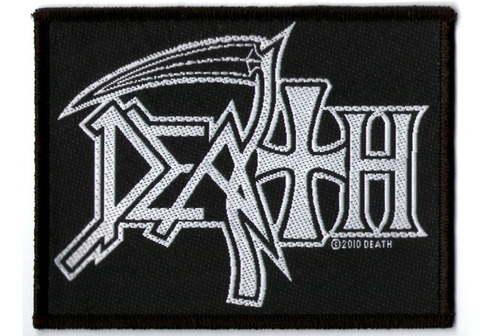 Patch Microbordado - Death - Logo - Patch 11 - Oficial
