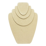 Cuello Grande Triple/ Yute / Exhibidor De Collares/ 