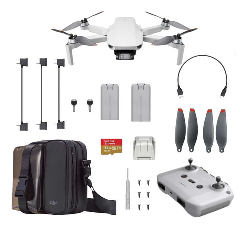 Drone Dji Mavic Mini 2 Aerial Camera Bundle 4k Gris