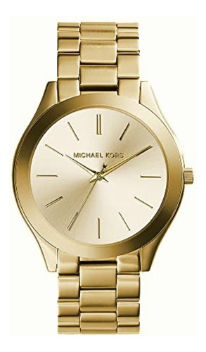 Mkswc Mk3179 Reloj Para Mujer, Color Oro