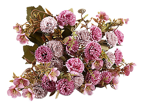 Flores De Seda Artificial Vintage Para Decoración De Bodas Y