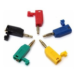 5x Banana Plug Connector 2mm Jack For Speaker Amplifier