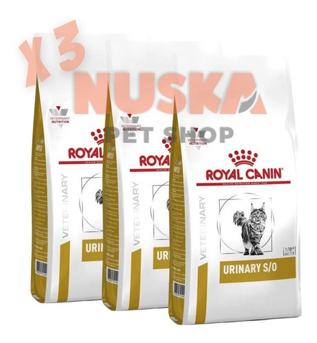 Royal Canin Urinary S/o High Dilution Cat 1.5 Kg 3 Unidades
