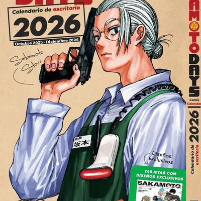Sakamoto Days Calendario De Escritorio 2026, Panini México, Tapa Blanda, En Español