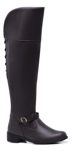 Bota Over The Knee Feminina Montaria Ajuste Panturrilha11503