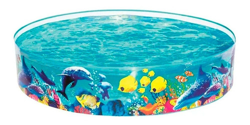 Alberca Circular Infantil De Peces Piscina De 183 Cm 