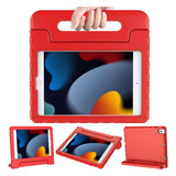 Funda New iPad Ltrop 9ª/8ª/7ª Gen 10.2 P/niños Antichoqe Red