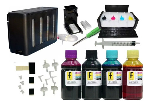 Bulk Ink Elegance P/ Hp 667 - 2774 2375 2376 2776 6475 6476