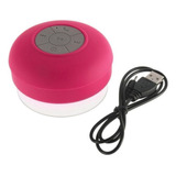 Parlante Ducha Bluetooth Resiste Agua Manos Libres Fucsia