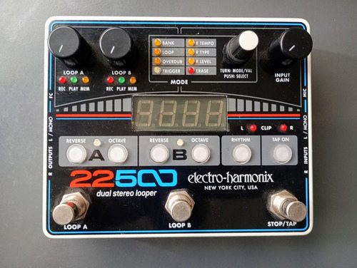 Pedal Electro Harmonix 22500 Dual Stereo Looper