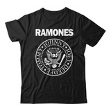 Remera Impresa Dtg - Algodón Premium - Ramones - 1