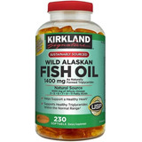 Kirkland Fish Oil 1400mg/1000mg Omega 3,5,6,7,9,11. 230 Caps