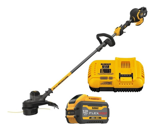 Aparador De Grama A Bateria 60v 12ah Max Dcst970b Dewalt Cor Amarelo 220v