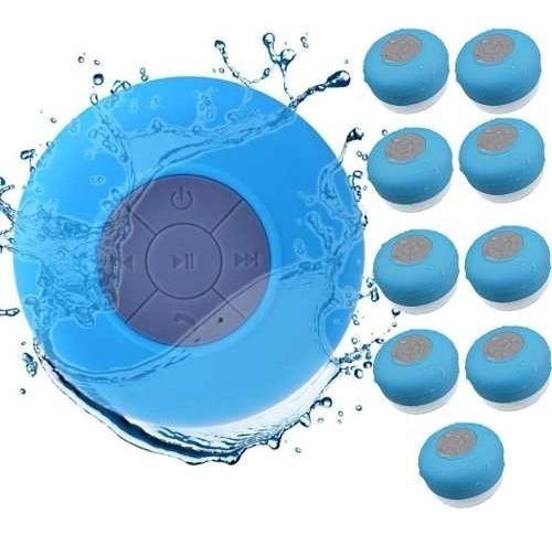 Pack De 10 Parlantes Bluetooth Impermeable Ducha Agua