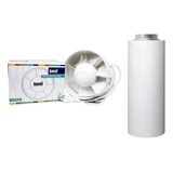 Kit Indoor Extractor 100mm Kasvi + Filtro 125mm 480m3h Pk