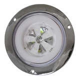 Plafon Redondo Blanco 5 Leds Aro Gel Alta/baja/estrobo 4 Pg