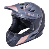 Casco Fullface Kali Zoka Ciclismo Bmx Mountain Bike Trail Color Negro Mate/bronce Talla M