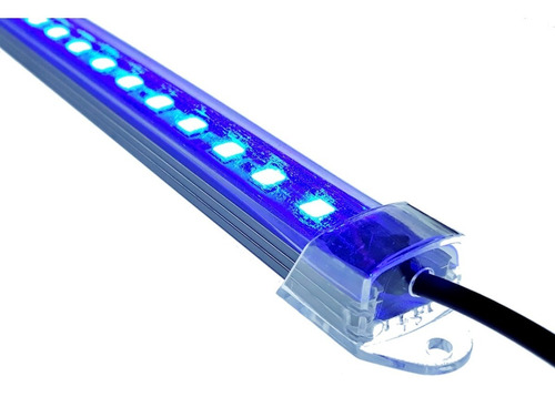 Luminária Led Azul P/ Aquário Nano Reef Marinho 40cm