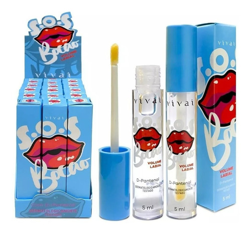  Box C/24 Gloss Volume Labial Sos Bocão 3025 - Vivai