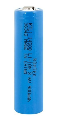 Bateria Recarregável Li-ion 14500 3,6v 900 Mah 1c