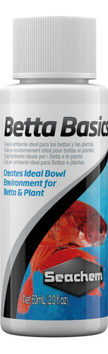 Betta Basics 60 Ml Seachem Acondicionador Para Bettas