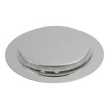 Ralo Inteligente Redondo Click Veda Cheiro Inox Cromado 15cm