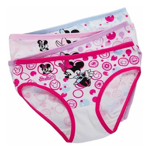 Calzones Pack 4 Un Minnie Mouse Para Niñas