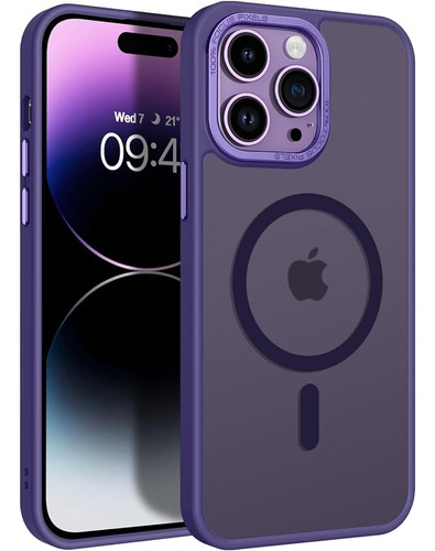 Funda Para iPhone Magnética Transparente Mate Alta Calidad 