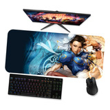 Mousepad Gamer Grande 90x40 - Street Fighter - Chun Li 1