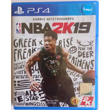 Jogo Nba 2k19 Original Ps4 Midia Fisica Cd.