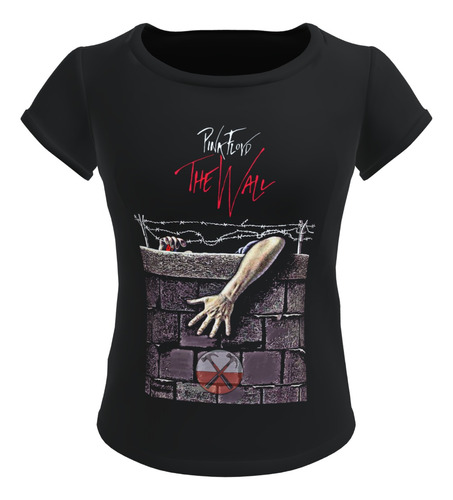 Camiseta Blusa Feminina Banda Pink Floyd The Wall Rock